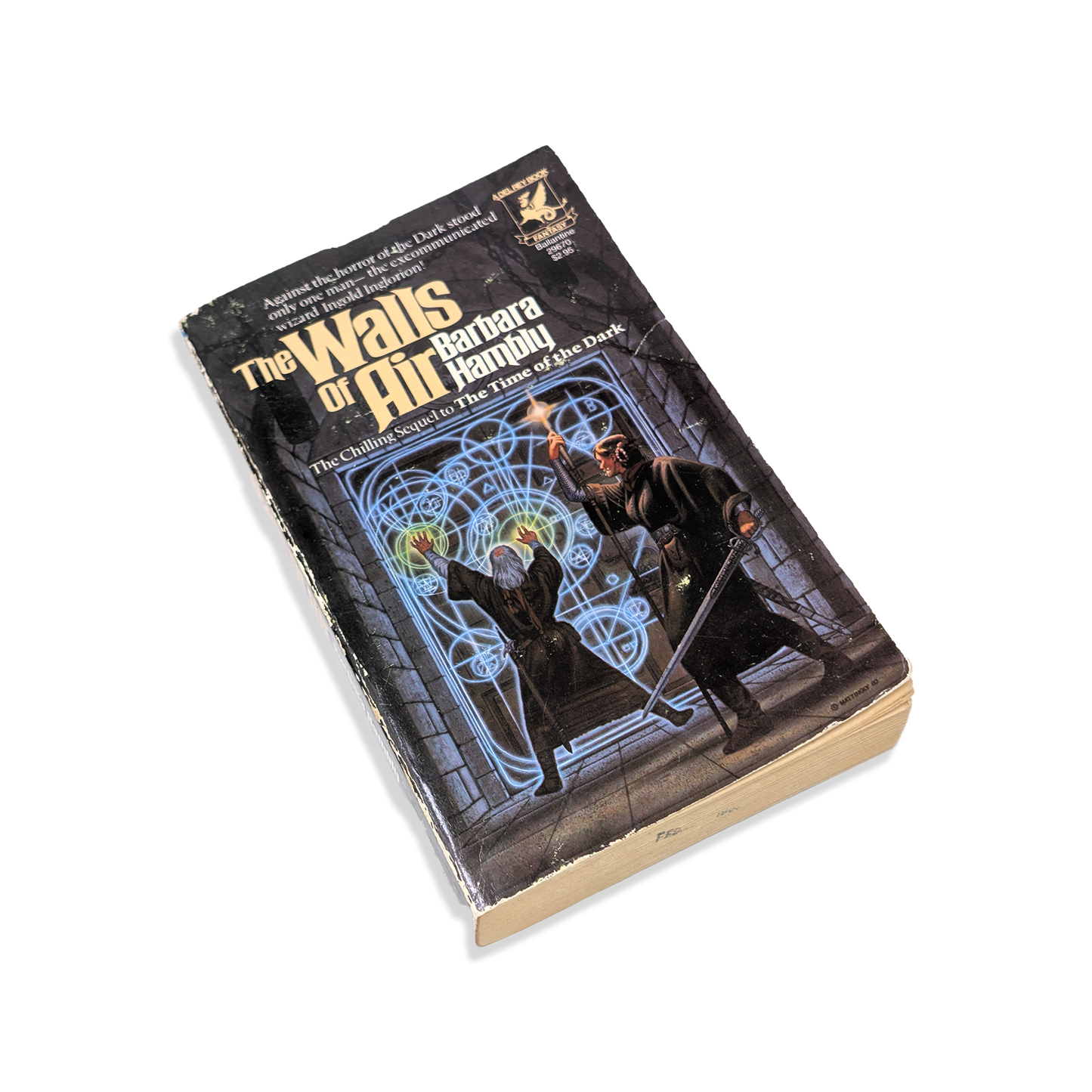 Book titled 'The Walls of Pit' by Barbara Tenny on a white background