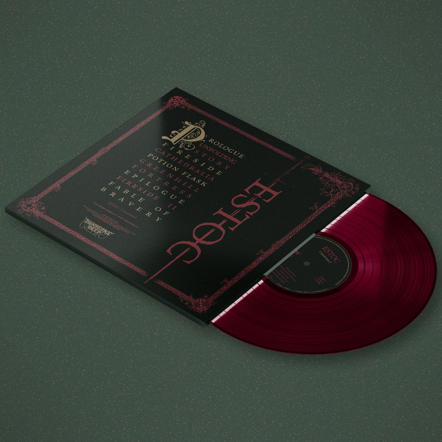 Estoc Chapter I Vinyl Record Back