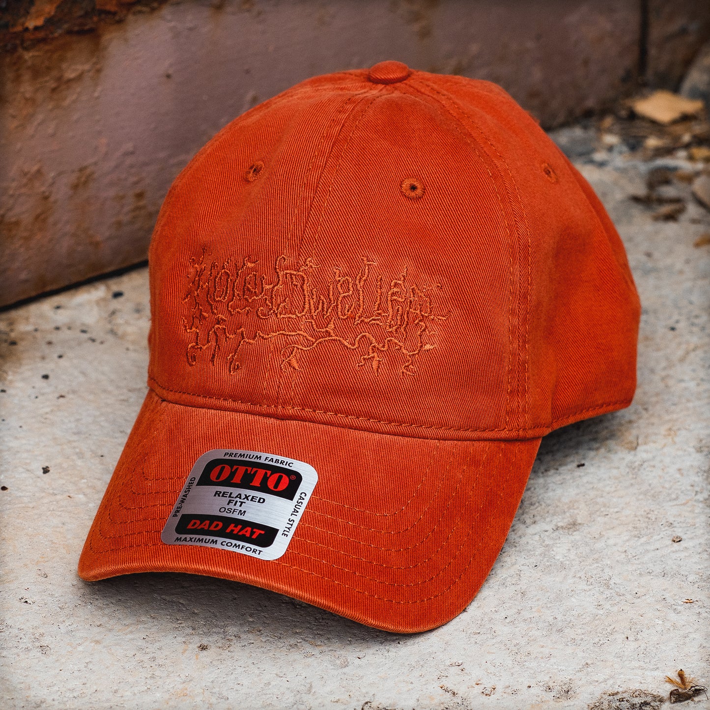 Hole Dweller Embroidered Monochrome Hat