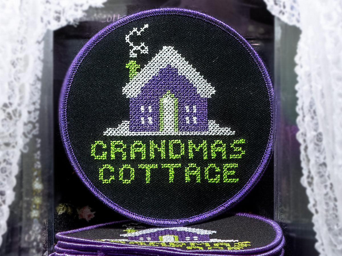 Grandma's Cottage Embroidered Patch