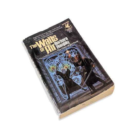 Book titled 'The Walls of Pit' by Barbara Tenny on a white background