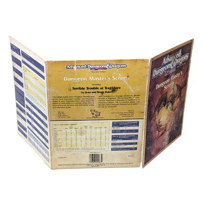 Dungeon Masters Screen - 2nd Edition