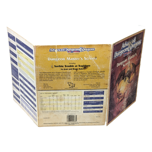 Dungeon Masters Screen - 2nd Edition