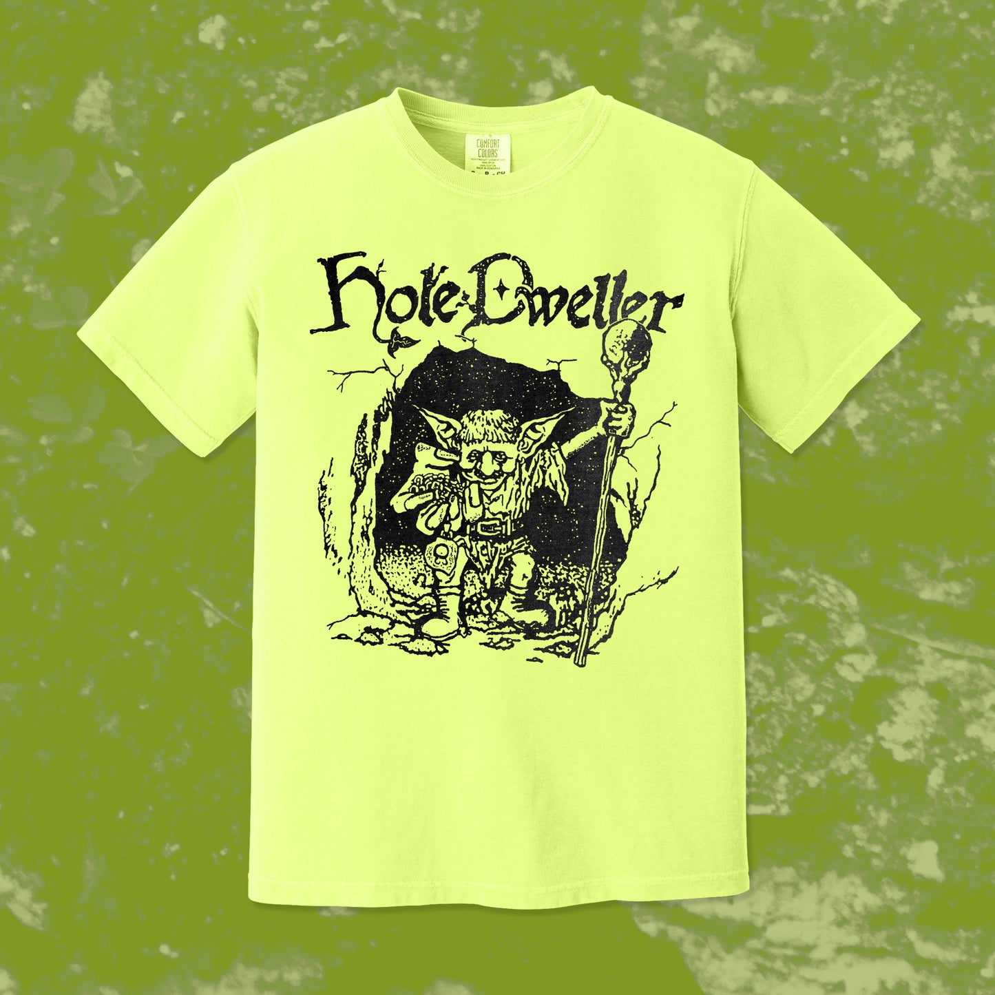 Hole Dweller Comfort Colors T-Shirt Neon