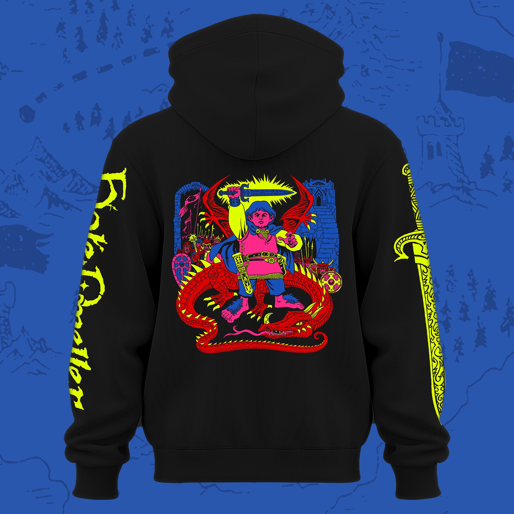 Hole Dweller No Adventures Tour Hoodie Back