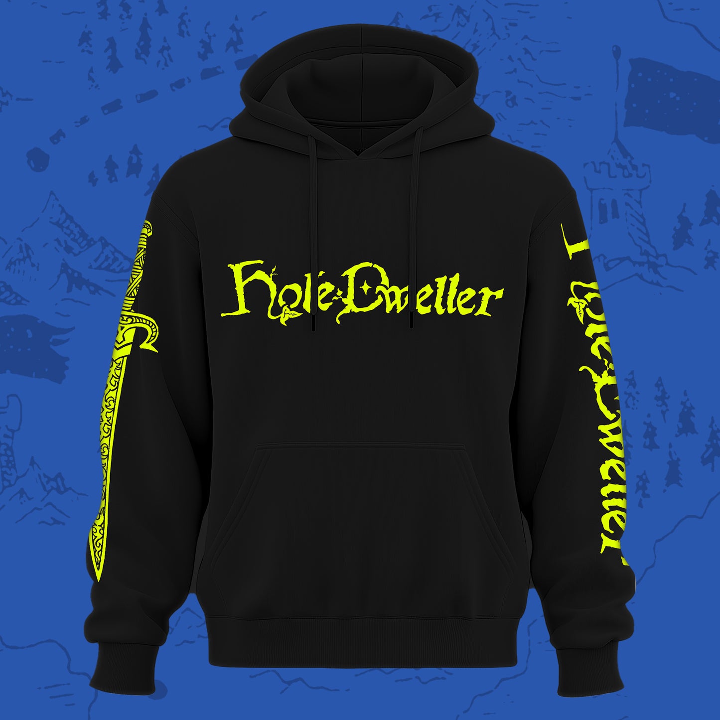 Hole Dweller No Adventures Tour Hoodie Front