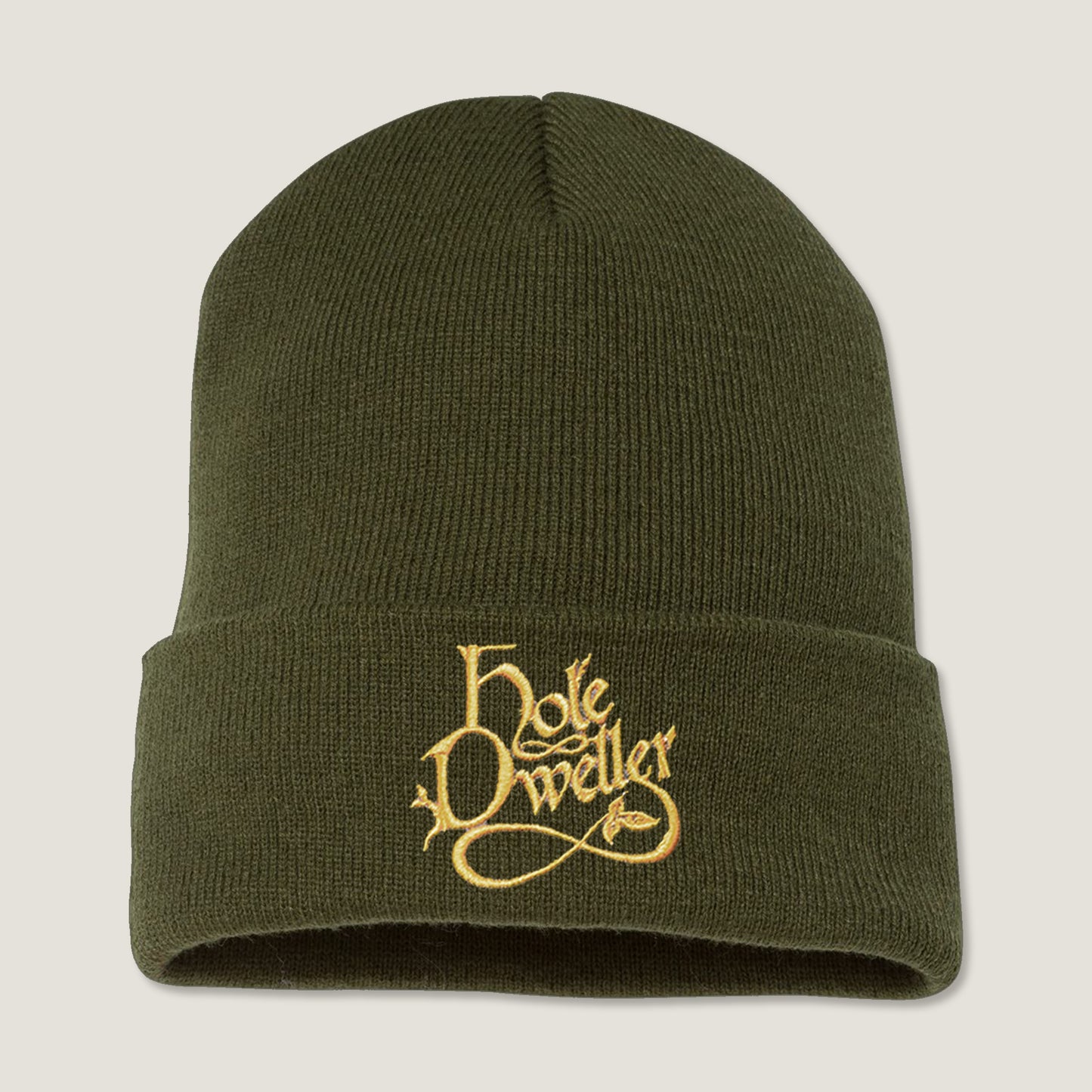 Hole Dweller Embroidered Beanie