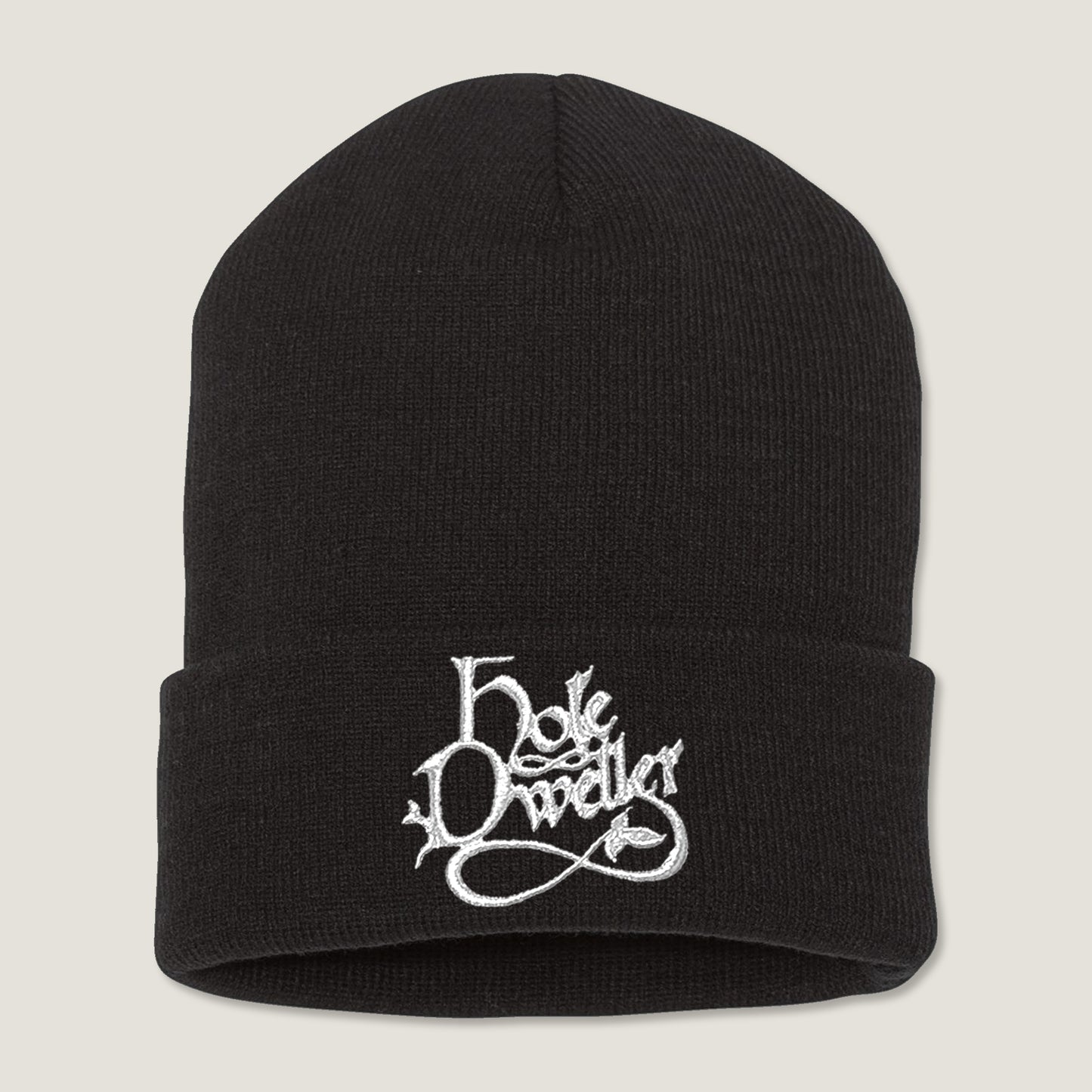 Hole Dweller Embroidered Beanie