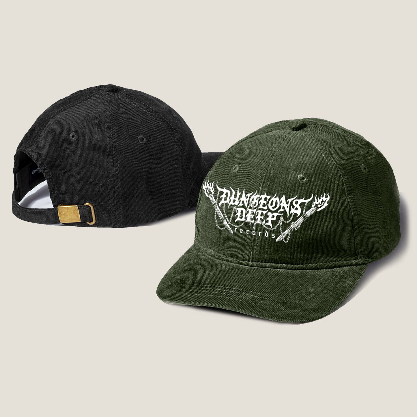 Dungeons Deep Records Corduroy Dad Hat