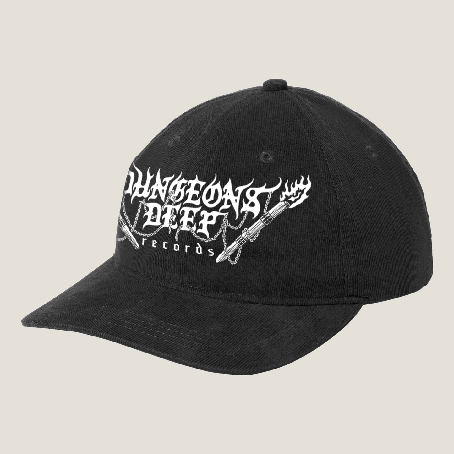 Dungeons Deep Records Corduroy Dad Hat