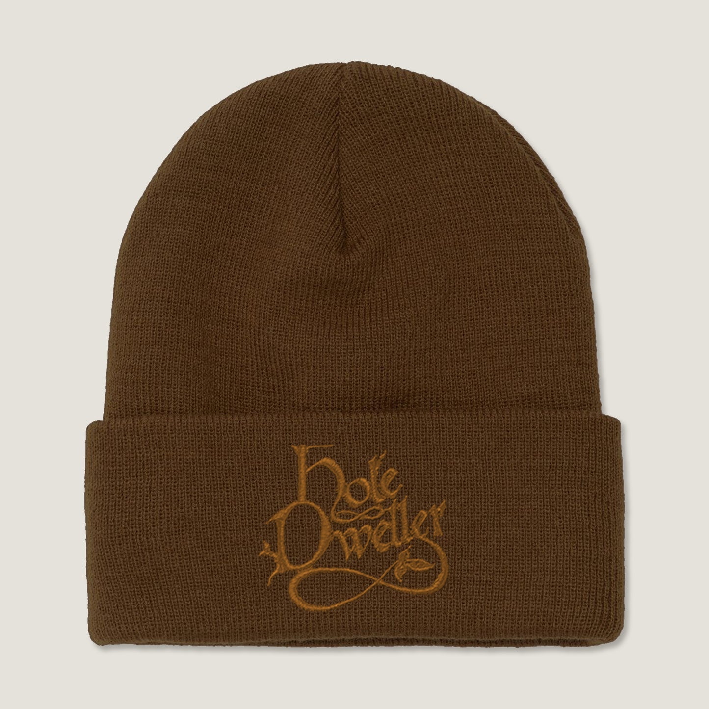 Hole Dweller Embroidered Beanie