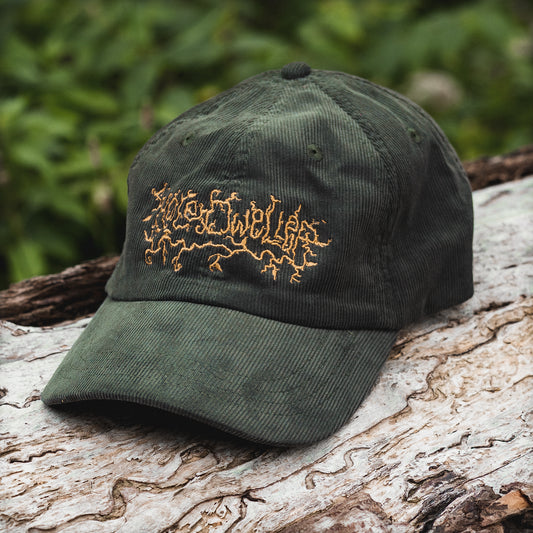 Hole Dweller Embroidered Corduroy Hat