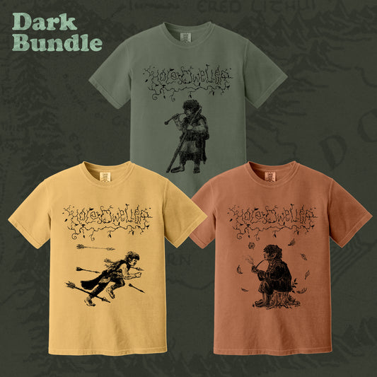 Hole Dweller "flies the coop Trilogy" T-Shirt Bundle