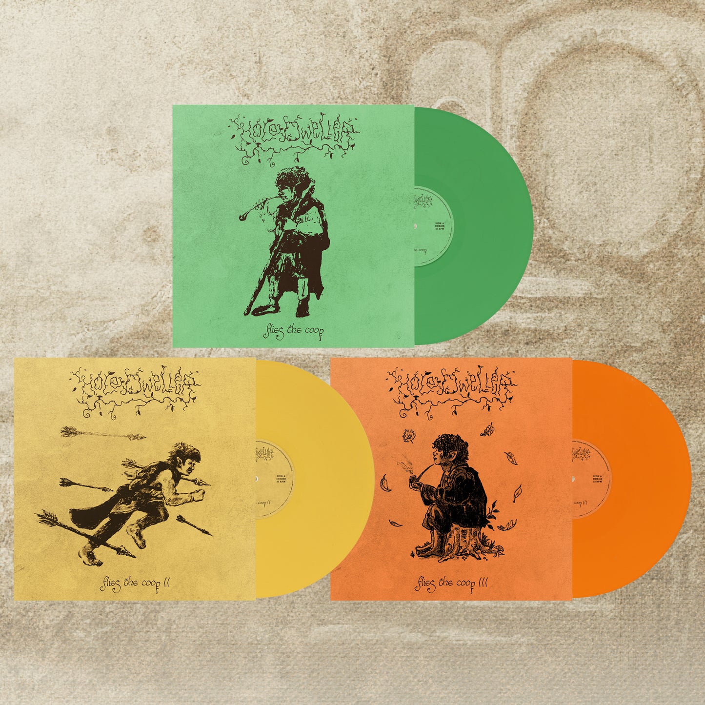 Hole Dweller "flies the coop" LP Trilogy Bundle *PRE-ORDER*