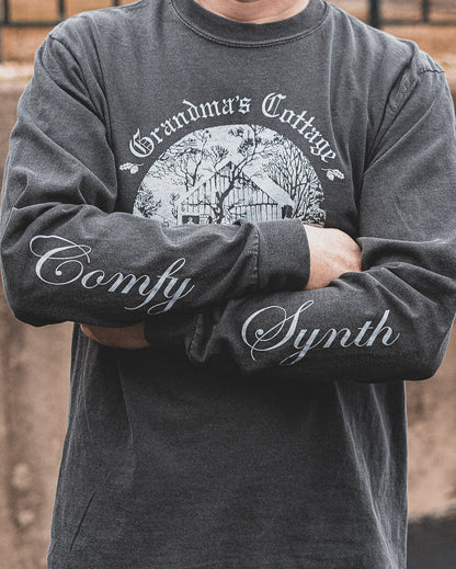 Grandma's Cottage "The Old Homestead in Winter" Long Sleeve T-shirt