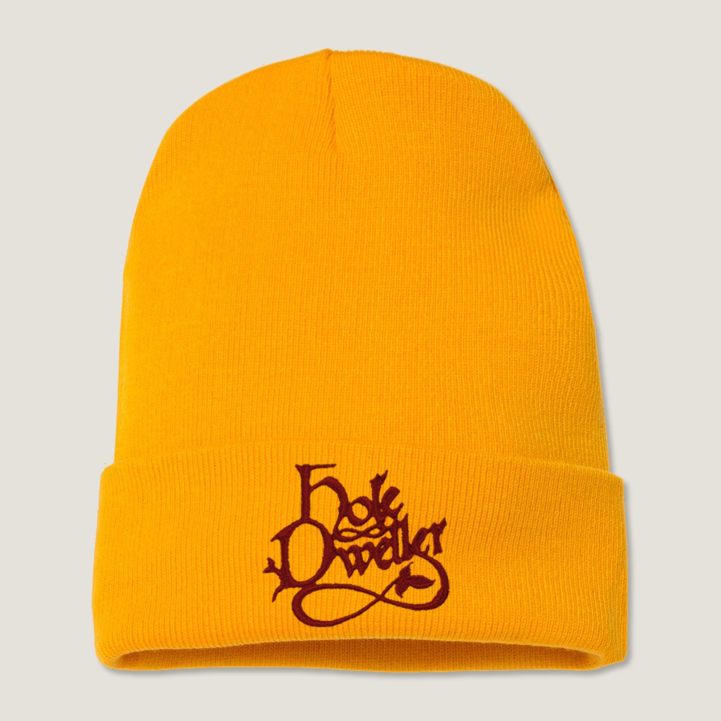 Hole Dweller Embroidered Beanie