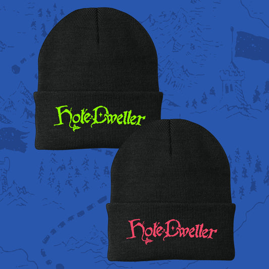 Hole Dweller Embroidered Tour Beanie
