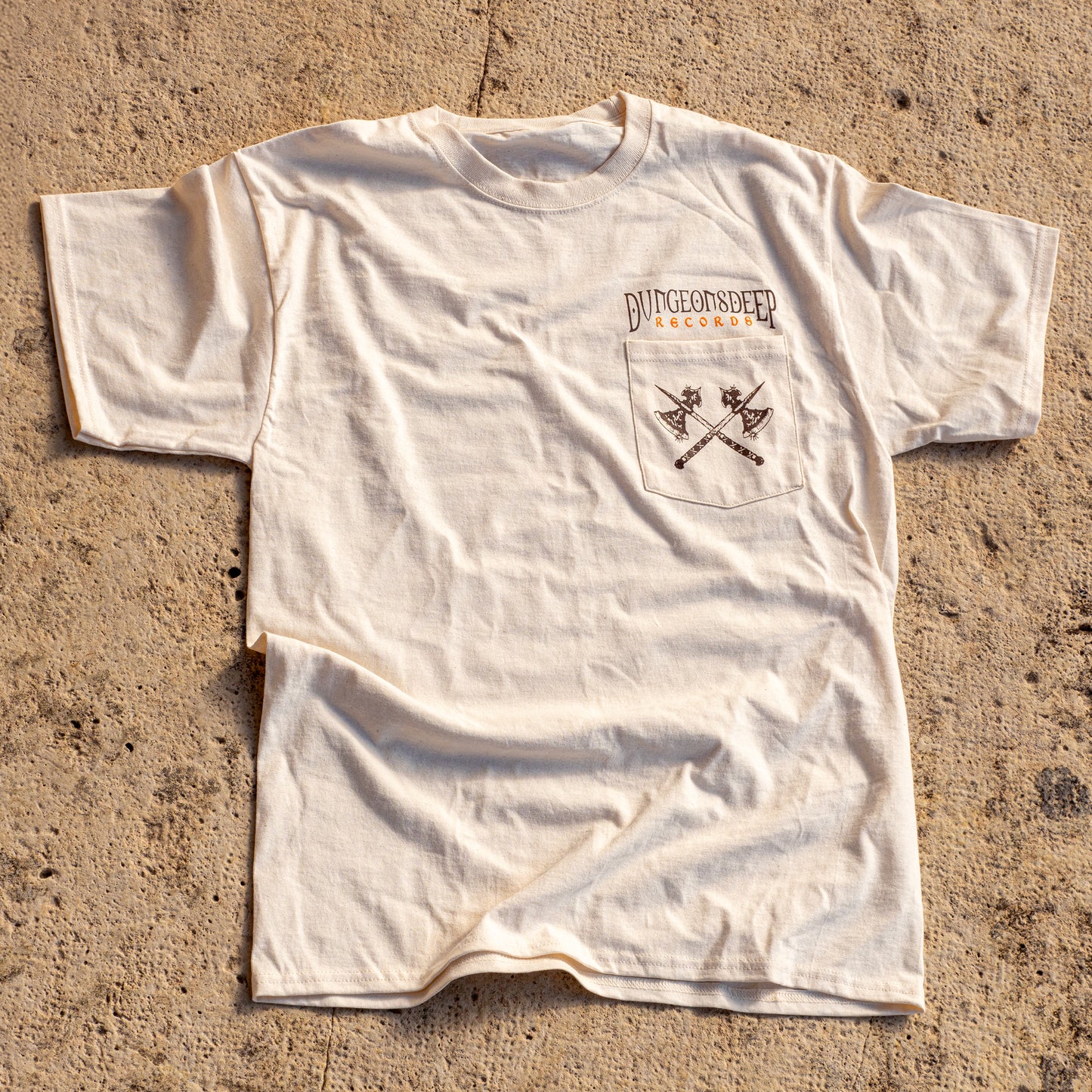 Dungeons Deep Records "Online Armory" Pocket T-Shirt