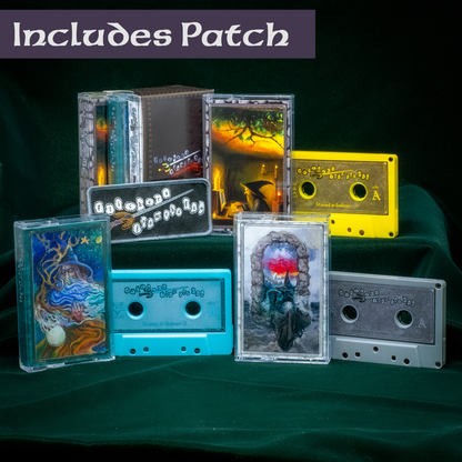 Flickers From the Fen "Stoned in Gielinor" Cassette Trilogy Bundle WITH PATCH