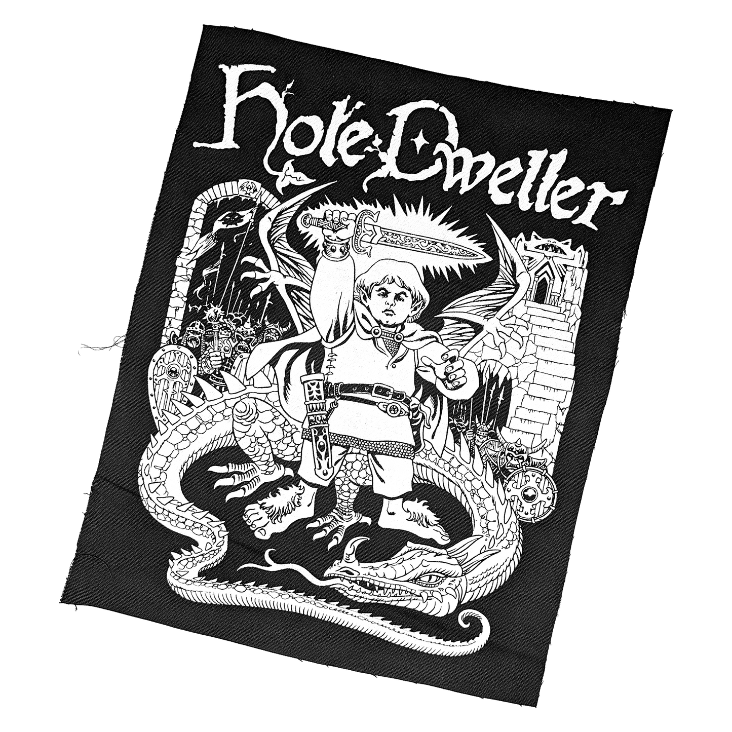 Hole Dweller Canvas Back Patch