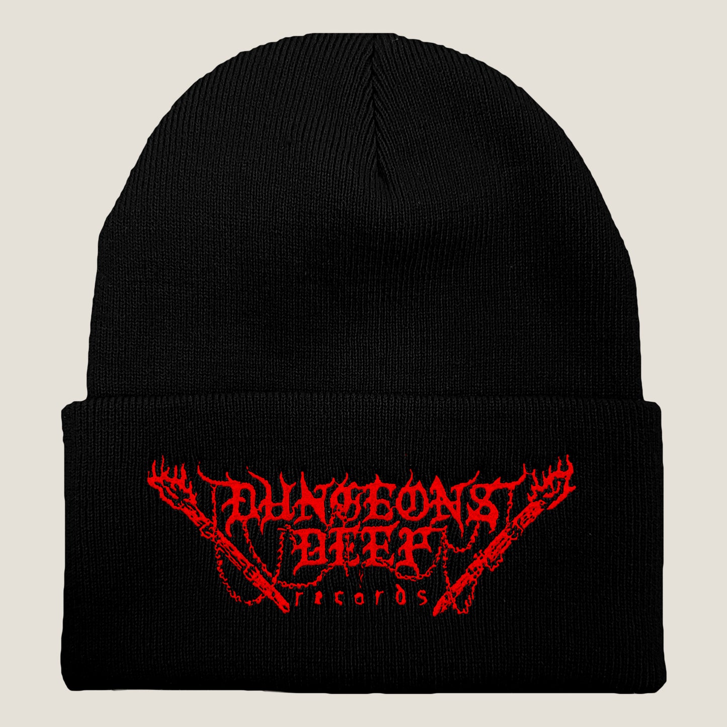 Dungeons Deep Records Logo Beanie