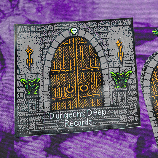 Dungeons Deep Records Dungeon Playset Sticker