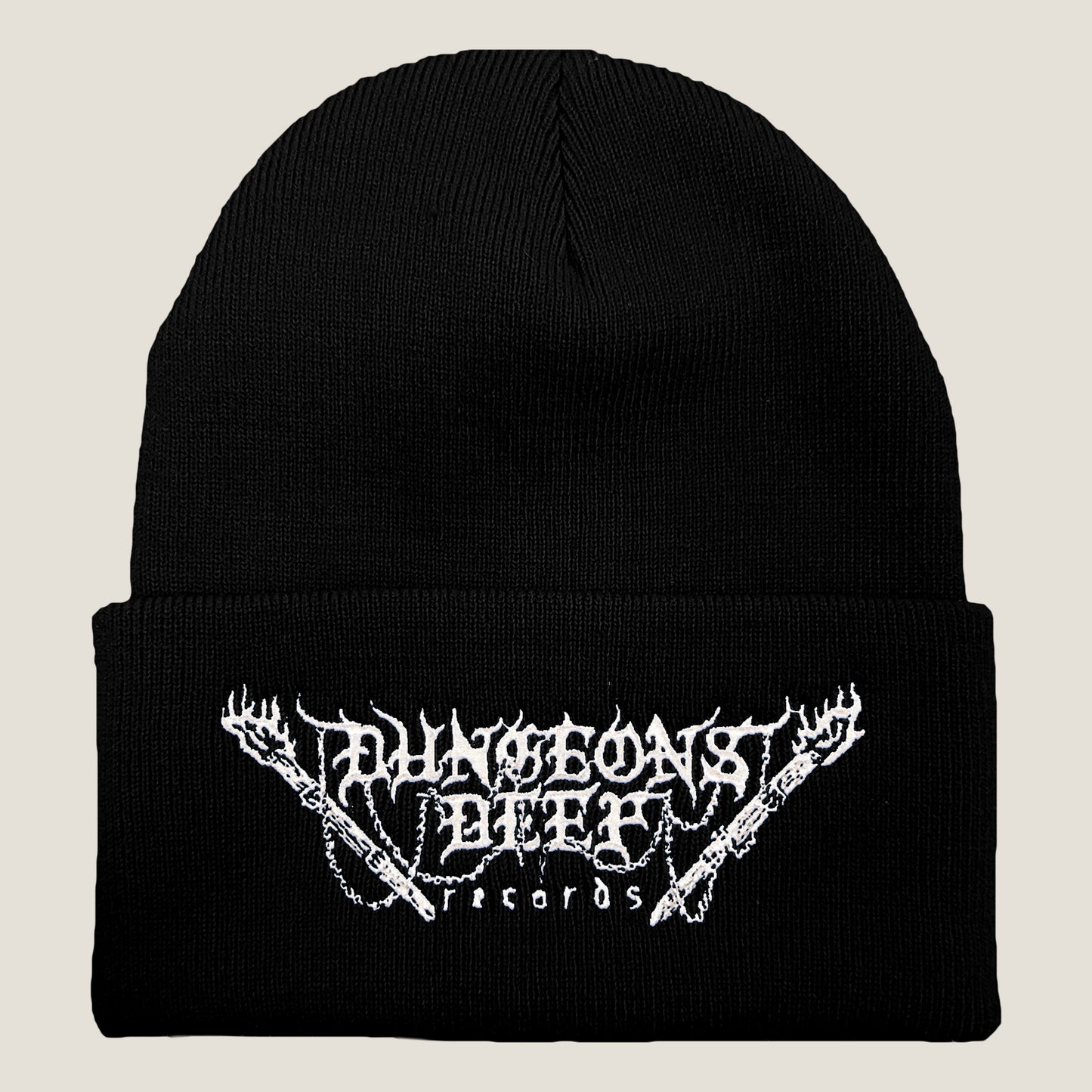 Dungeons Deep Records Logo Beanie